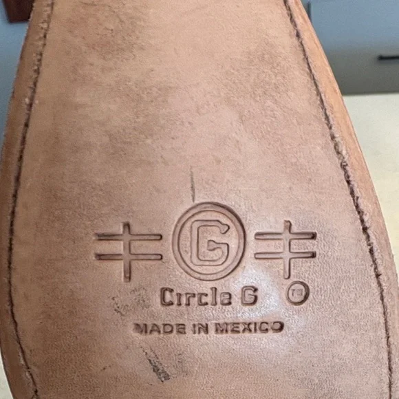 Circle G Turquoise Western Cowboy Boots - Picture 3 of 11